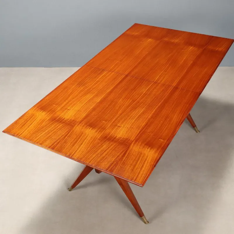 Pamono Vintage Dining Table in Mahogany Veneer, Italy, 1960s> Dining Tables & Sets