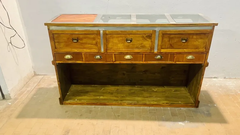 Pamono Vintage Display Counter, 1940s> Worktables & Workbenches