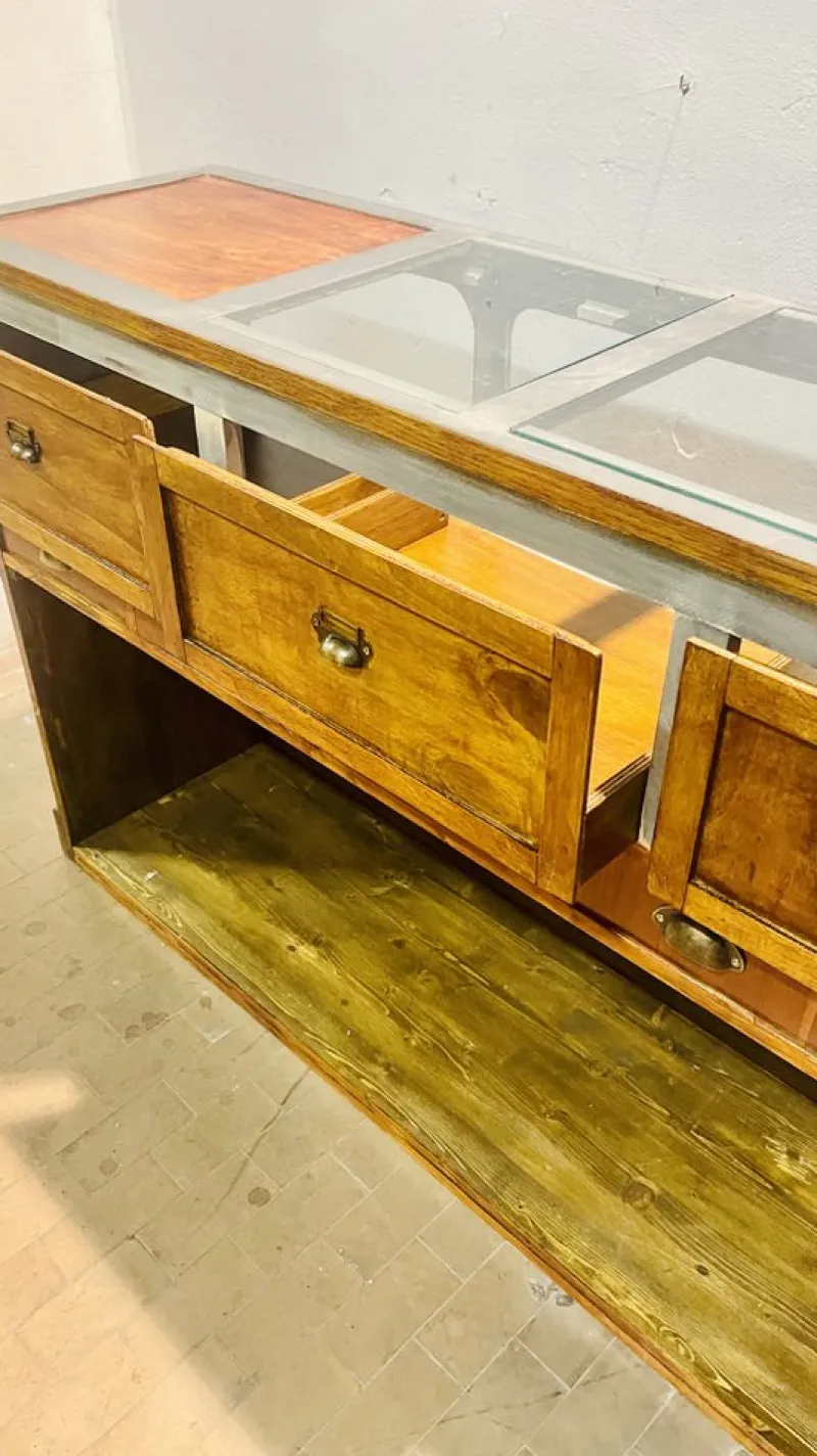 Pamono Vintage Display Counter, 1940s> Worktables & Workbenches