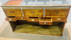 Pamono Vintage Display Counter, 1940s><noscript><img width=