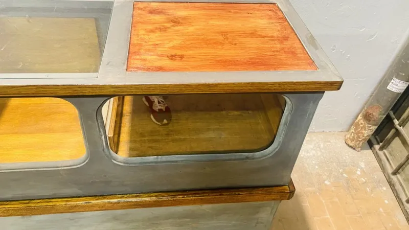Pamono Vintage Display Counter, 1940s> Worktables & Workbenches