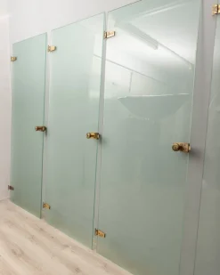 Pamono Vintage Doors in Glass and Brass from from Fontana Arte, Set of 4> Architectural Elements