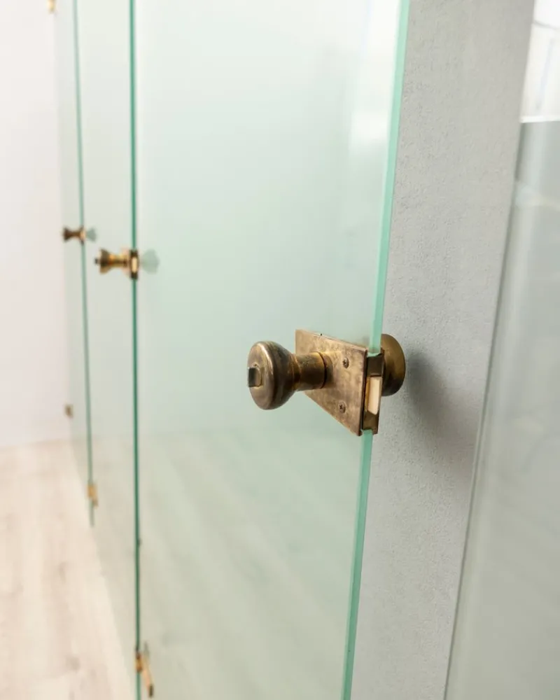 Pamono Vintage Doors in Glass and Brass from from Fontana Arte, Set of 4> Architectural Elements