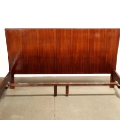 Online Pamono Vintage Double Bed in Wood Veneer, Italy, 1950s-1960s