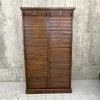 Best Pamono Vintage Double Tambour Filing Cabinet in Oak, 1920s