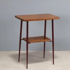Pamono Vintage Double Top Coffee Table in Wood, Italy, 1960s> Coffee & Side Tables