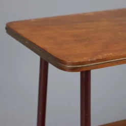 Pamono Vintage Double Top Coffee Table in Wood, Italy, 1960s><noscript><img width=