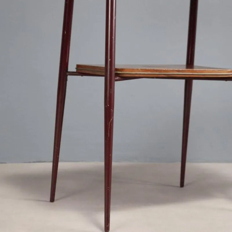 Pamono Vintage Double Top Coffee Table in Wood, Italy, 1960s> Coffee & Side Tables