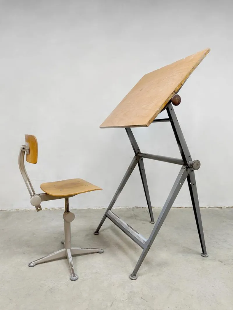 Sale Pamono Vintage Drawing Table by Friso Kramer for Ahrend De Cirkel, 1950s