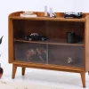 Sale Pamono Vintage Dresser with Glass Doors, 1970s
