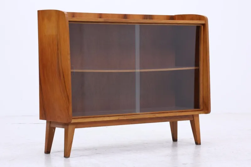 Sale Pamono Vintage Dresser with Glass Doors, 1970s