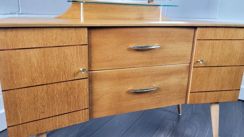 New Pamono Vintage Dressing Table attributed to Lebus, 1960s