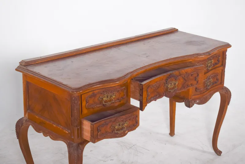 Sale Pamono Vintage Dressing Table in Carved Wood, 1920s