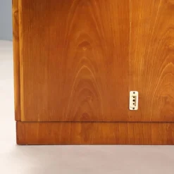 Pamono Vintage Dressing Table in Oak Veneer and Glass, 1960s><noscript><img width=