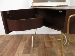 Pamono Vintage Dressing Table with Lid on Wheels, 1960s><noscript><img width=