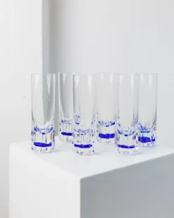 Hot Pamono Vintage Drinking Glasses, Italy, 1980s, Set of 6