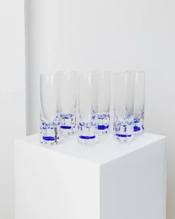 Hot Pamono Vintage Drinking Glasses, Italy, 1980s, Set of 6
