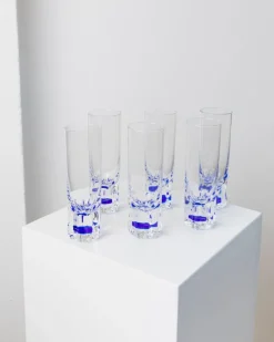 Hot Pamono Vintage Drinking Glasses, Italy, 1980s, Set of 6