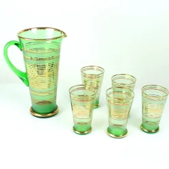 Sale Pamono Vintage Drinking Set attributed to Borska Svorion, Czechoslovakia, 1960s, Set of 6
