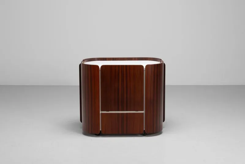 Pamono Vintage Dry Bar by Carlo De Carli for Fiarm, 1965> Serving Bar Carts & Trolleys
