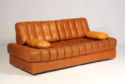 Pamono Vintage DS 85 Brown Leather Daybed from de Sede, 1960s><noscript><img width=