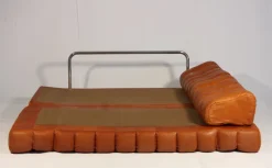 Pamono Vintage DS 85 Brown Leather Daybed from de Sede, 1960s><noscript><img width=