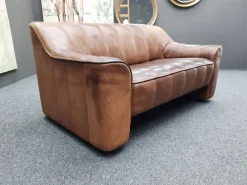 Pamono Vintage DS 44 Sofa in Leather from de Sede, 1970s><noscript><img width=