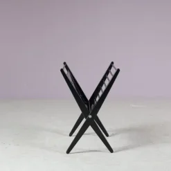 Pamono Vintage Dutch Folding Magazine Rack by Cees Braakman for Pastoe, 1950s><noscript><img width=