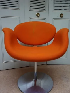 Pamono Vintage Dutch Little Tulip Swivel Armchair by Pierre Paulin for Artifort, 1990s> Office Chairs