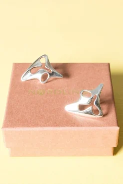 Pamono Vintage Earrings by Henning Koppel, Set of 2><noscript><img width=