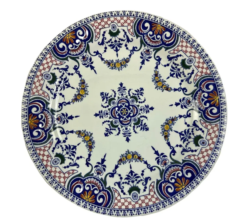 Hot Pamono Vintage Earthenware Dinner Service by Gien, 2001, Set of 40