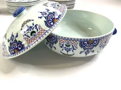 Hot Pamono Vintage Earthenware Dinner Service by Gien, 2001, Set of 40