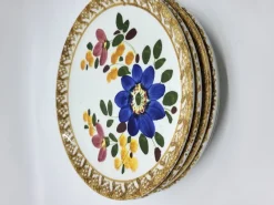 Pamono Vintage Earthenware Plates and Dishes, Italy, 1970s, Set of 12><noscript><img width=