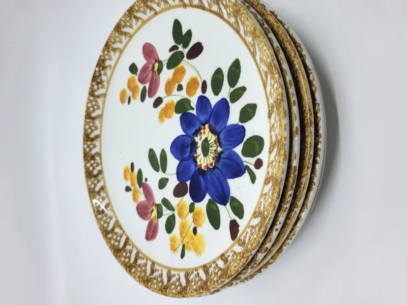 Pamono Vintage Earthenware Plates and Dishes, Italy, 1970s, Set of 12> Dinner Plates & Bowls