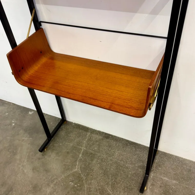 Pamono Vintage Earth/Sky Bent Wood Bookcase, 1950s> Shelves & Wall Units