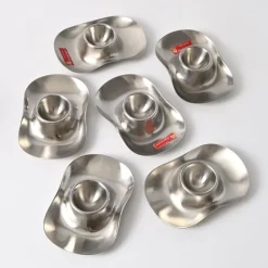 Sale Pamono Vintage Egg Cups in Stainless Steel by Wilhelm Wagenfeld for WMF, 1970s, Set of 6
