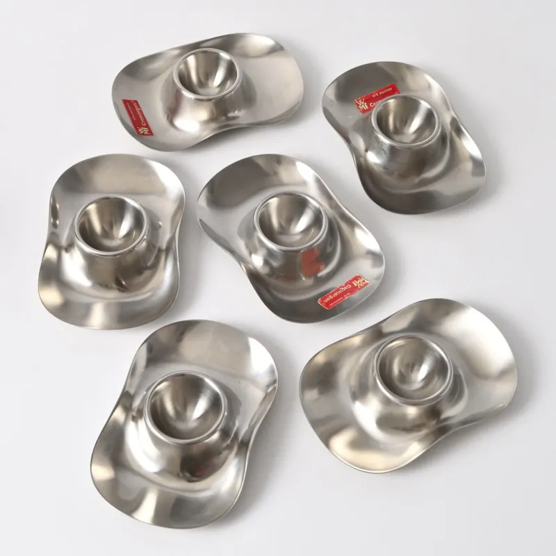 Sale Pamono Vintage Egg Cups in Stainless Steel by Wilhelm Wagenfeld for WMF, 1970s, Set of 6