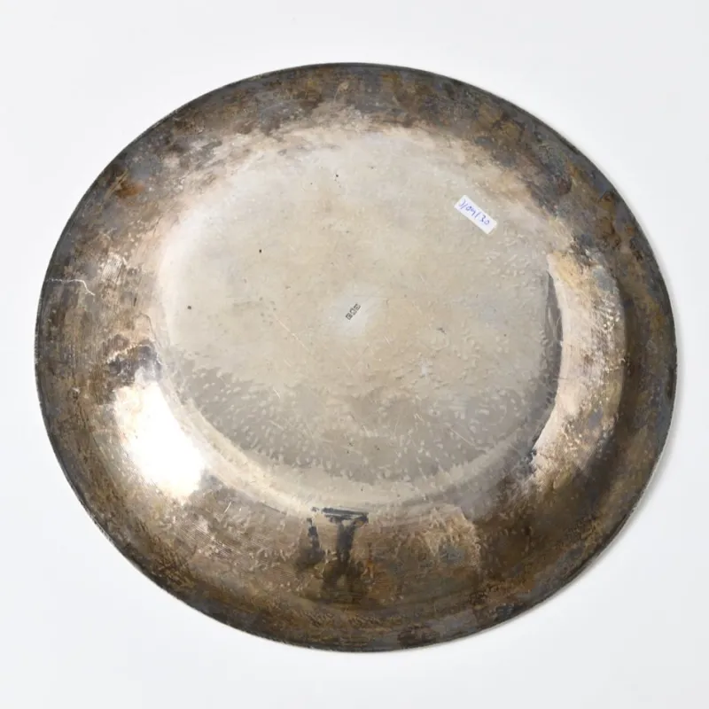 Discount Pamono Vintage Egyptian Hand-Engraved Silver Dish, 1950s