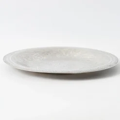 Discount Pamono Vintage Egyptian Hand-Engraved Silver Dish, 1950s