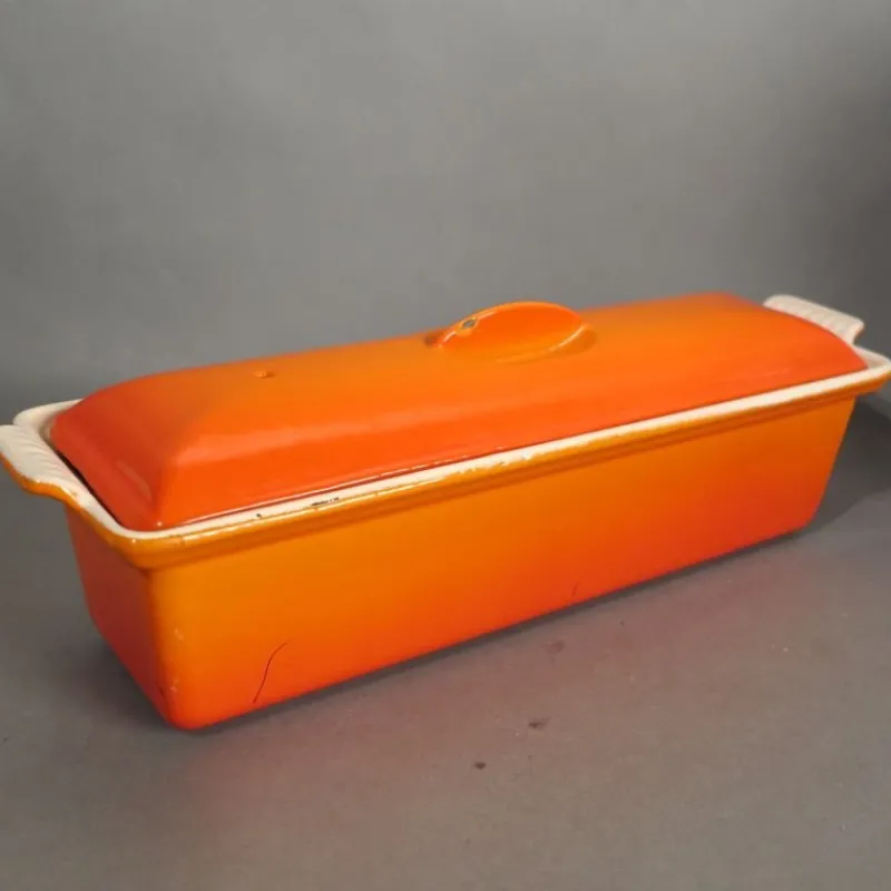 Hot Pamono Vintage Enameled Casserole from Le Creuset France, 1970s