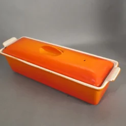 Hot Pamono Vintage Enameled Casserole from Le Creuset France, 1970s
