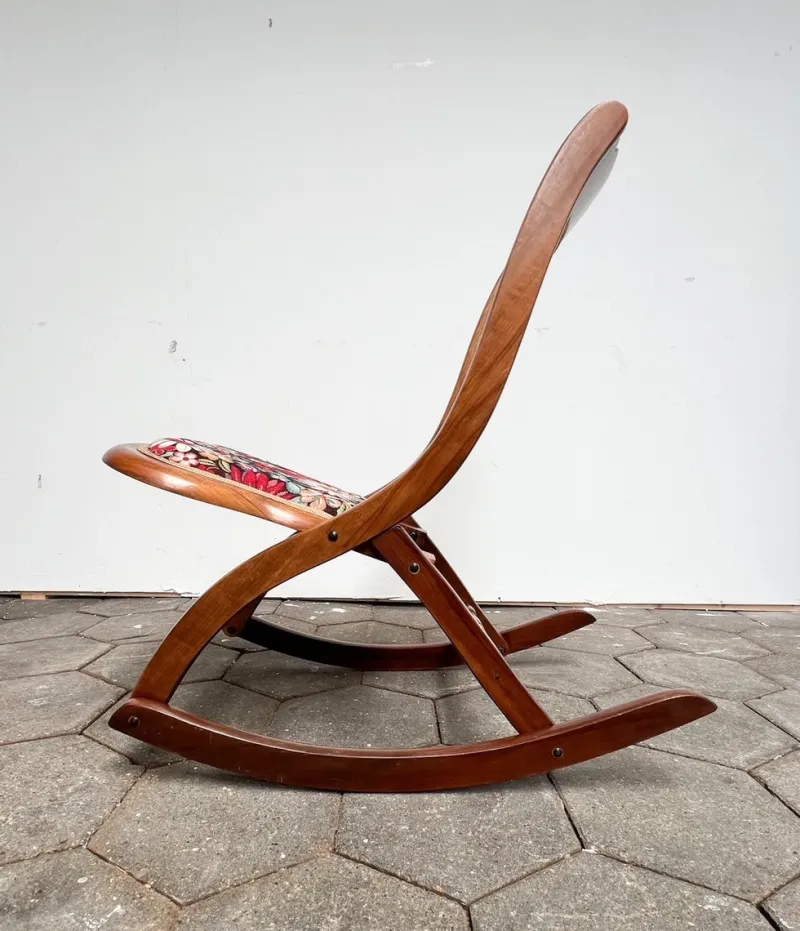 New Pamono Vintage English Rocking Chair, 1960s