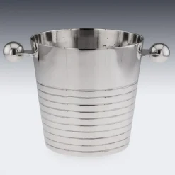 Pamono Vintage English Silver Plated Wine Cooler by Elkington & Co, 1960s><noscript><img width=