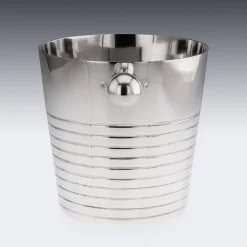 Pamono Vintage English Silver Plated Wine Cooler by Elkington & Co, 1960s><noscript><img width=