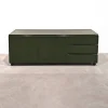Sale Pamono Vintage English Space Age Green Lacquered Sideboard, 1970s
