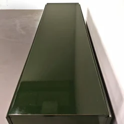 Sale Pamono Vintage English Space Age Green Lacquered Sideboard, 1970s