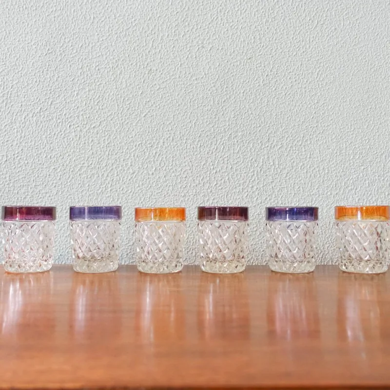 Outlet Pamono Vintage English Whiskey Glasses, 1960s, Set of 6