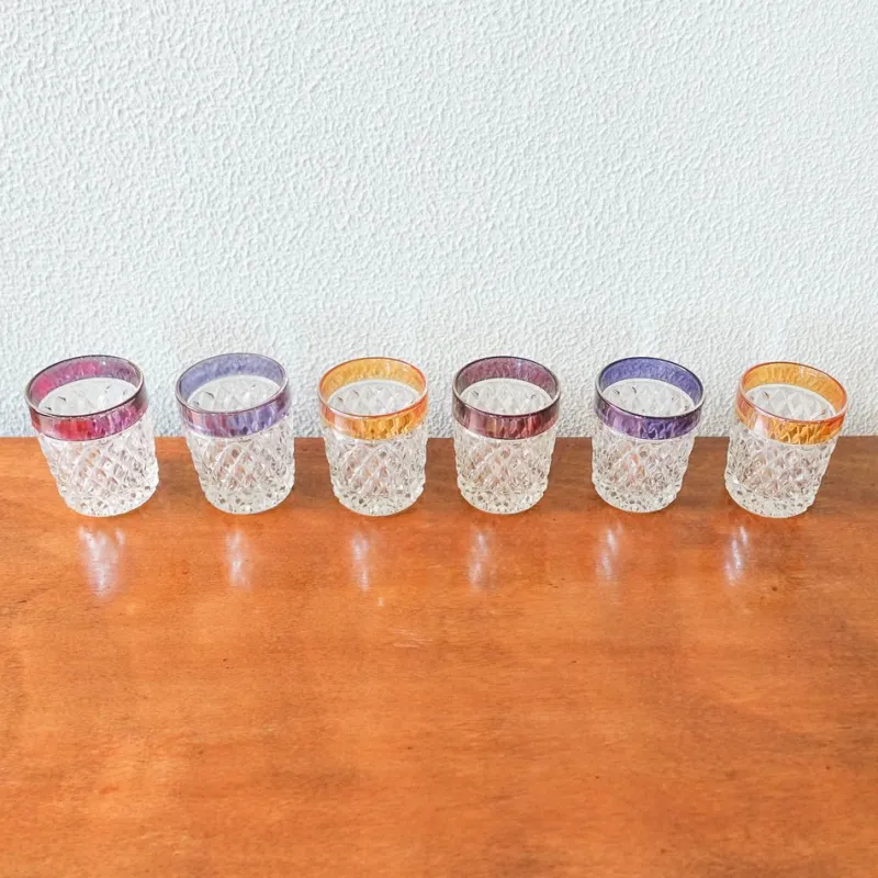 Outlet Pamono Vintage English Whiskey Glasses, 1960s, Set of 6
