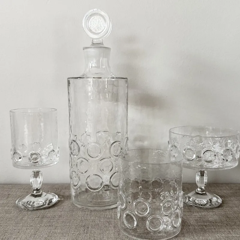 Pamono Vintage Evergreen Crystal Set from Riedel, 1960s, Set of 16> Glassware