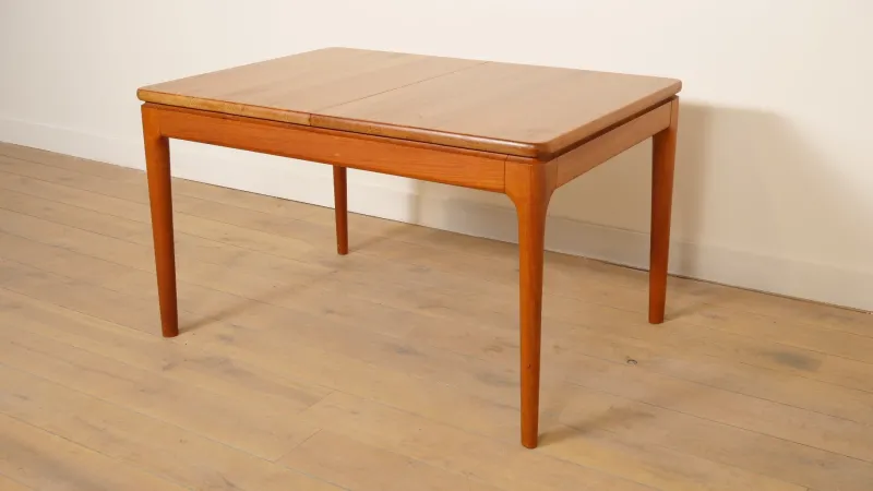 Best Pamono Vintage Extendable Dining Table in Teak from Glostrup Moblerfabrik
